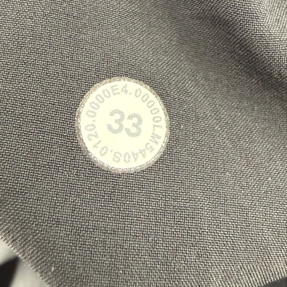 Lululemon Mens Size 33 Commission Pant Classic "Swift Cotton" Melanite Gray - Picture 5 of 7